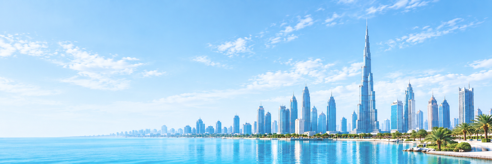 Dubai Skyline and Burj Khalifa — Dizi Smart Technology
