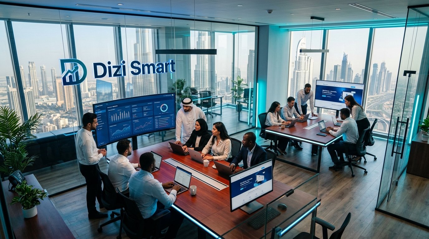 Dizi Smart SEO Strategy Team in Dubai Head Office