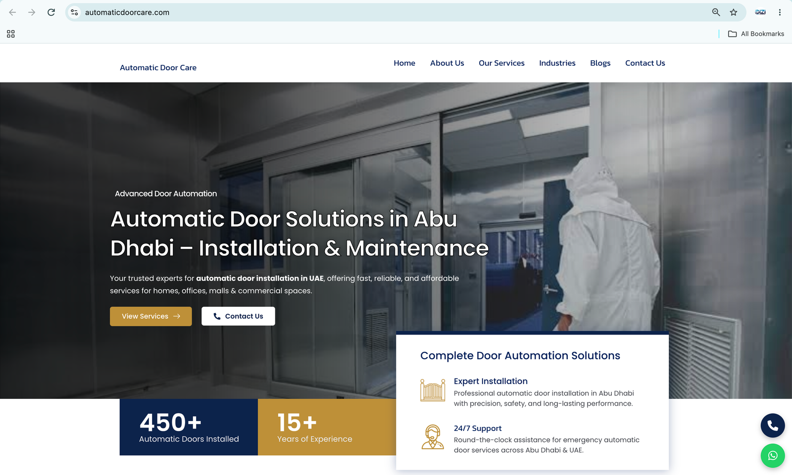 Automatic Door Care – Automatic Doors & Gate Solutions Website